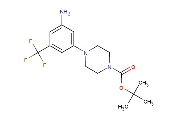 tert-butyl 4-(3-amino-5-(trifluoromethyl)phenyl)piperazine-1-carboxylate