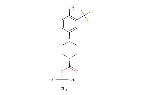 tert-butyl 4-(4-amino-3-(trifluoromethyl)phenyl)piperazine-1-carboxylate