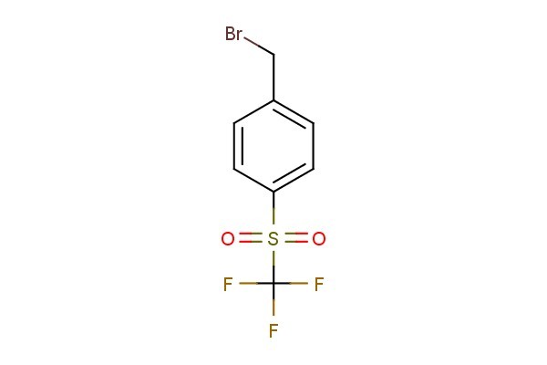 1-(bromomethyl)-4-(trifluoromethylsulfonyl)benzene