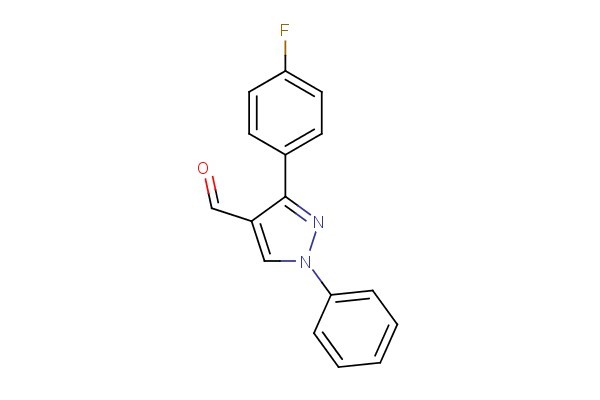 3-(4-fluorophenyl)-1-phenyl-1H-pyrazole-4-carbaldehyde
