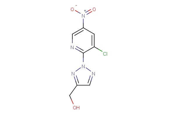 (2-(3-chloro-5-nitropyridin-2-yl)-2H-1,2,3-triazol-4-yl)methanol