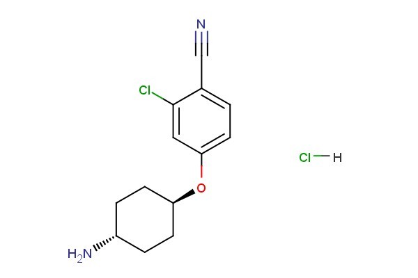 4-[(trans-4-Aminocyclohexyl)oxy]-2-chlorobenzonitrile hydrochloride