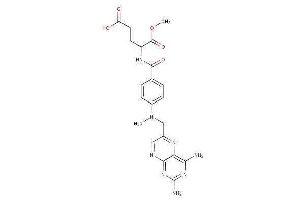 4-(4-(((2,4-diaminopteridin-6-yl)methyl)(methyl)amino)benzamido)-5-methoxy-5-oxopentanoic acid