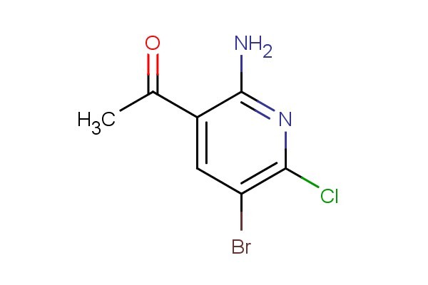 1-(2-amino-5-bromo-6-chloropyridin-3-yl)ethan-1-one