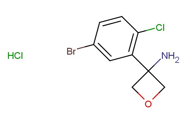 3-(5-bromo-2-chlorophenyl)oxetan-3-amine hydrochloride
