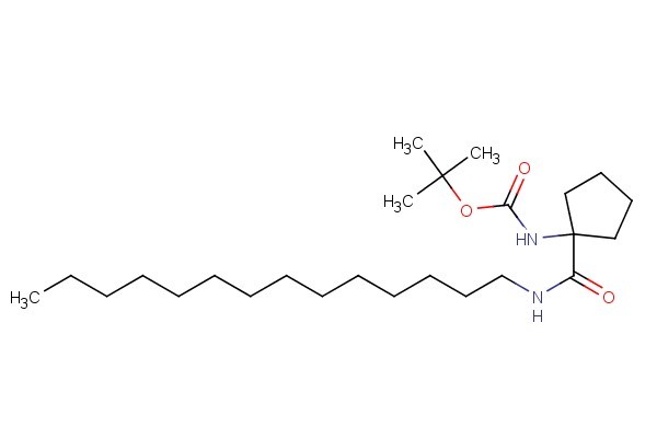 tert-butyl (1-(tetradecylcarbamoyl)cyclopentyl)carbamate