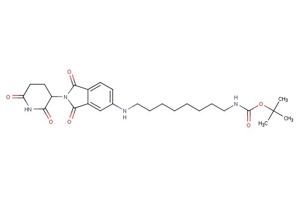 tert-butyl (8-((2-(2,6-dioxopiperidin-3-yl)-1,3-dioxoisoindolin-5-yl)amino)octyl)carbamate