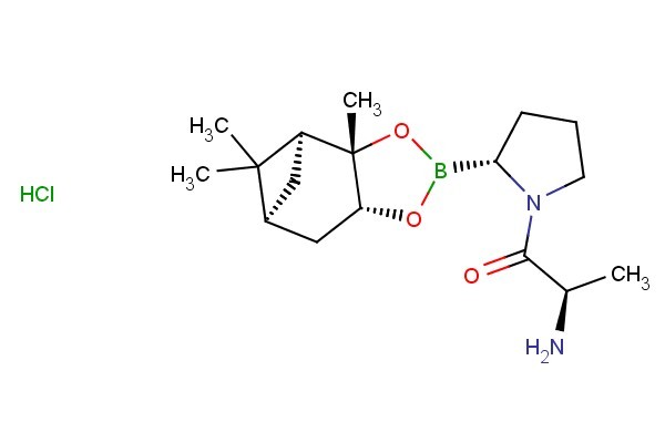 (R)-2-amino-1-((R)-2-((3aS,4S,6S,7aR)-3a,5,5-trimethylhexahydro-4,6-methanobenzo[d][1,3,2]dioxaborol-2-yl)pyrrolidin-1-yl)propan-1-one hydrochloride