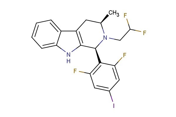 (1S,3R)-1-(2,6-difluoro-4-iodophenyl)-2-(2,2-difluoroethyl)-3-methyl-2,3,4,9-tetrahydro-1H-pyrido[3,4-b]indole