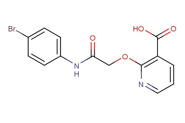 2-(2-((4-bromophenyl)amino)-2-oxoethoxy)nicotinic acid