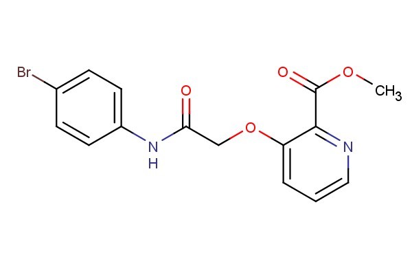 methyl 3-(2-((4-bromophenyl)amino)-2-oxoethoxy)picolinate