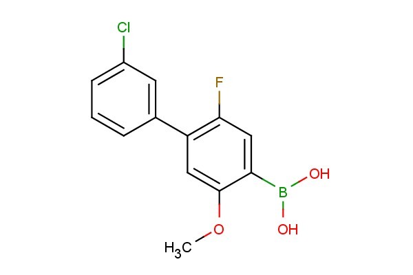 (3'-chloro-2-fluoro-5-methoxy-[1,1'-biphenyl]-4-yl)boronic acid
