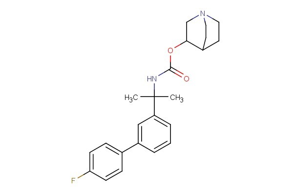 quinuclidin-3-yl (2-(4'-fluoro-[1,1'-biphenyl]-3-yl)propan-2-yl)carbamate