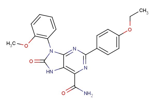 2-(4-ethoxyphenyl)-9-(2-methoxyphenyl)-8-oxo-8,9-dihydro-7H-purine-6-carboxamide