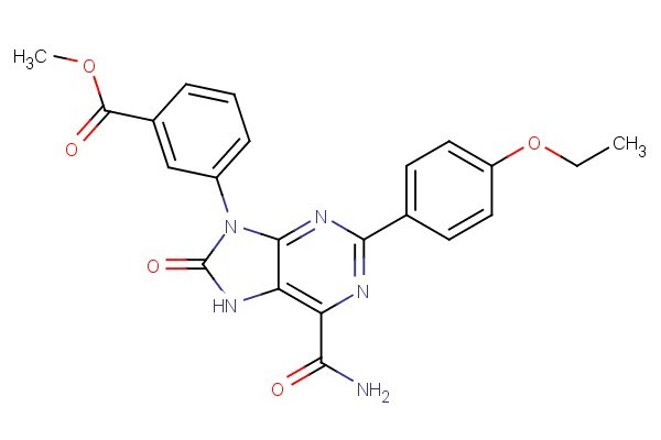 methyl 3-(6-carbamoyl-2-(4-ethoxyphenyl)-8-oxo-7H-purin-9(8H)-yl)benzoate