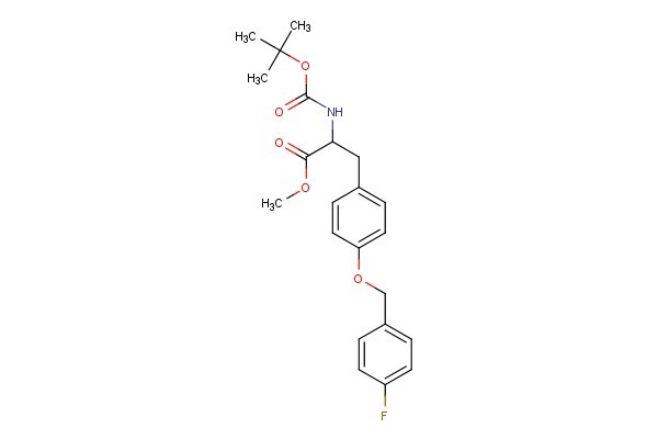 methyl 2-((tert-butoxycarbonyl)amino)-3-(4-((4-fluorobenzyl)oxy)phenyl)propanoate