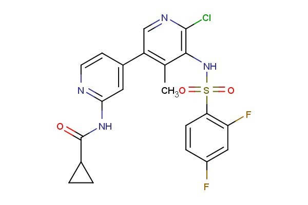 N-(6-chloro-5-(2,4-difluorophenylsulfonamido)-4-methyl-[3,4'-bipyridin]-2'-yl)cyclopropanecarboxamide