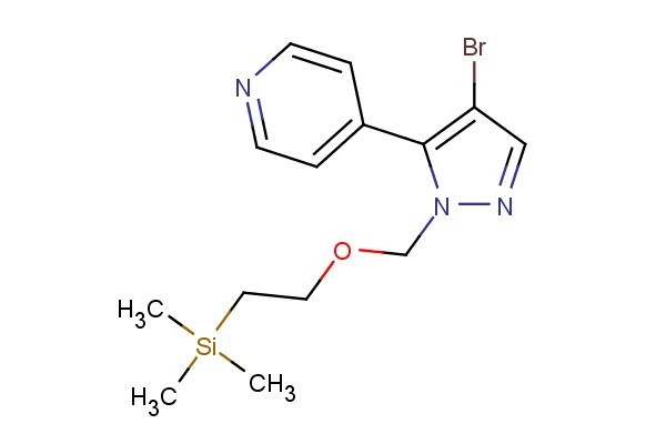 4-(4-bromo-1-((2-(trimethylsilyl)ethoxy)methyl)-1H-pyrazol-5-yl)pyridine