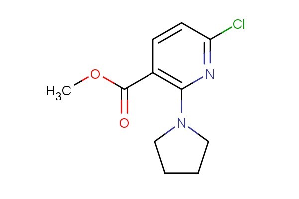 methyl 6-chloro-2-(pyrrolidin-1-yl)nicotinate