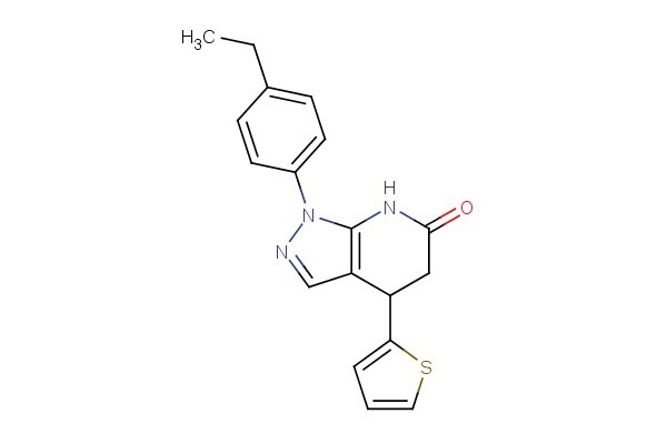 1-(4-ethylphenyl)-4-(thiophen-2-yl)-4,5-dihydro-1H-pyrazolo[3,4-b]pyridin-6(7H)-one