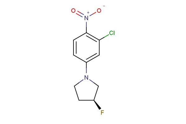 (S)-1-(3-chloro-4-nitrophenyl)-3-fluoropyrrolidine