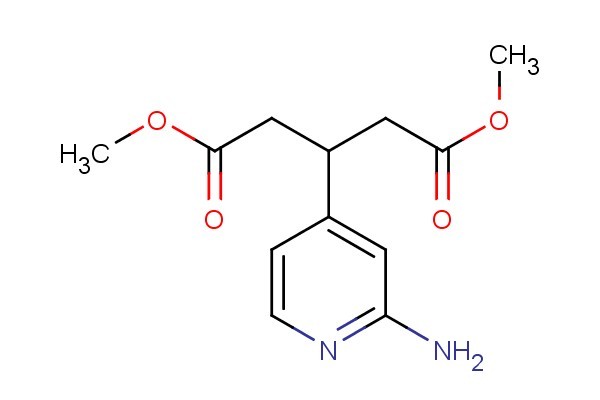 dimethyl 3-(2-aminopyridin-4-yl)pentanedioate