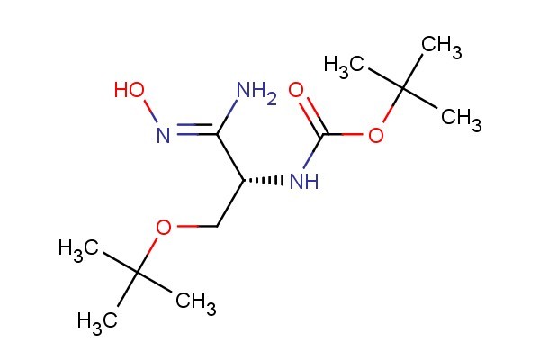 (S,Z)-tert-butyl (1-amino-3-(tert-butoxy)-1-(hydroxyimino)propan-2-yl)carbamate