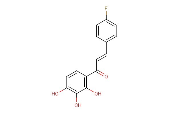 (E)-3-(4-fluorophenyl)-1-(2,3,4-trihydroxyphenyl)prop-2-en-1-one