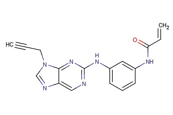 N-(3-((9-(prop-2-yn-1-yl)-9H-purin-2-yl)amino)phenyl)acrylamide