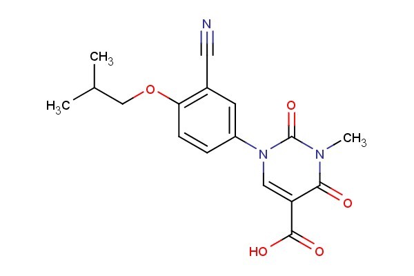 1-(3-cyano-4-isobutoxyphenyl)-3-methyl-2,4-dioxo-1,2,3,4-tetrahydropyrimidine-5-carboxylic acid