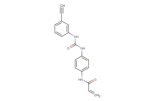N-(4-(3-(3-ethynylphenyl)ureido)phenyl)acrylamide