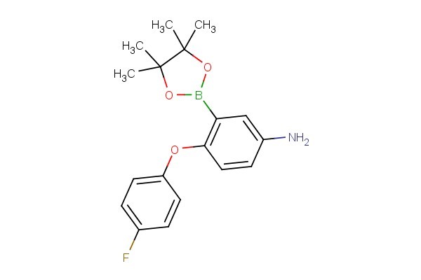 4-(4-fluorophenoxy)-3-(4,4,5,5-tetramethyl-1,3,2-dioxaborolan-2-yl)aniline