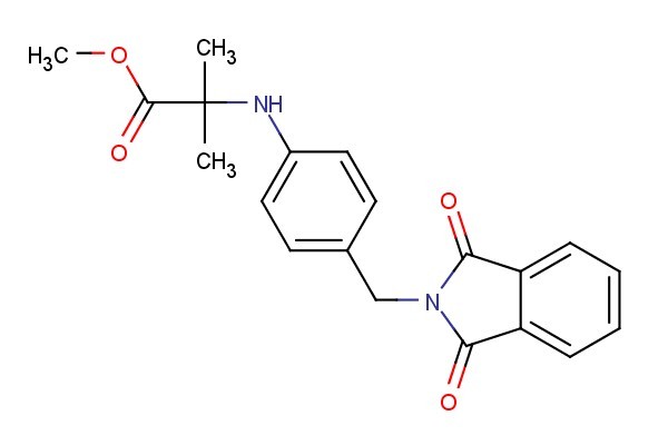 methyl 2-((4-((1,3-dioxoisoindolin-2-yl)methyl)phenyl)amino)-2-methylpropanoate