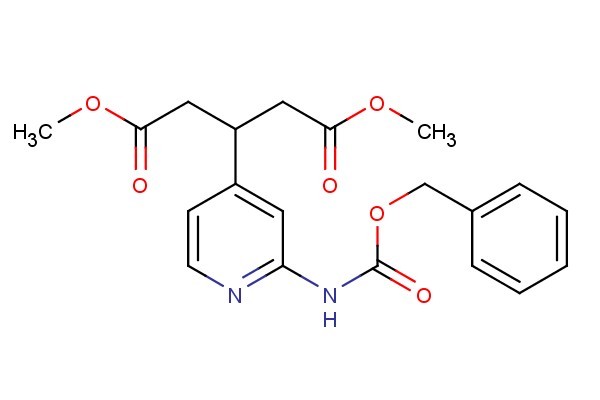 dimethyl 3-(2-(((benzyloxy)carbonyl)amino)pyridin-4-yl)pentanedioate