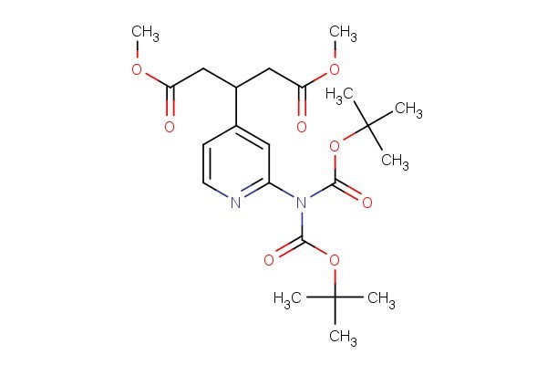 dimethyl 3-(2-(bis(tert-butoxycarbonyl)amino)pyridin-4-yl)pentanedioate