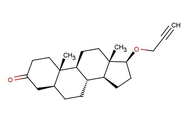 (5S,8R,9S,10S,13S,14S,17S)-10,13-dimethyl-17-(prop-2-yn-1-yloxy)tetradecahydro-1H-cyclopenta[a]phenanthren-3(2H)-one