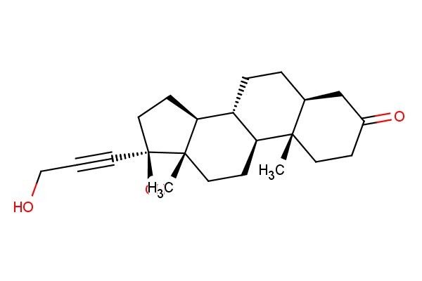 (5S,8R,9S,10S,13S,14S,17S)-17-hydroxy-17-(3-hydroxyprop-1-yn-1-yl)-10,13-dimethyltetradecahydro-1H-cyclopenta[a]phenanthren-3(2H)-one