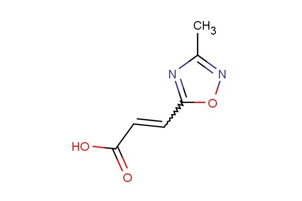 3-(3-methyl-1,2,4-oxadiazol-5-yl)acrylic acid