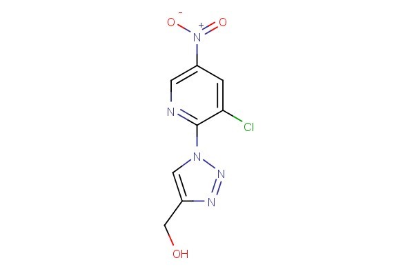 (1-(3-chloro-5-nitropyridin-2-yl)-1H-1,2,3-triazol-4-yl)methanol