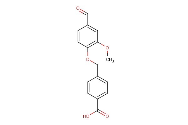 4-((4-formyl-2-methoxyphenoxy)methyl)benzoic acid