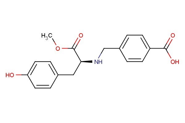 (S)-4-(((3-(4-hydroxyphenyl)-1-methoxy-1-oxopropan-2-yl)amino)methyl)benzoic acid
