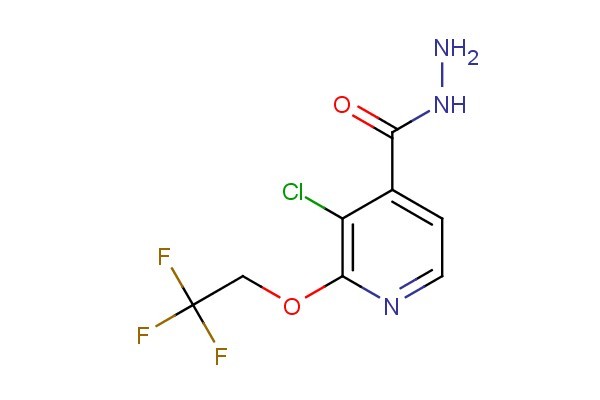 3-chloro-2-(2,2,2-trifluoroethoxy)isonicotinohydrazide