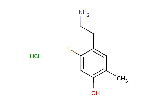 4-(2-aminoethyl)-5-fluoro-2-methylphenol hydrochloride