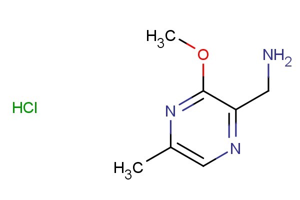 (3-methoxy-5-methylpyrazin-2-yl)methanamine hydrochloride