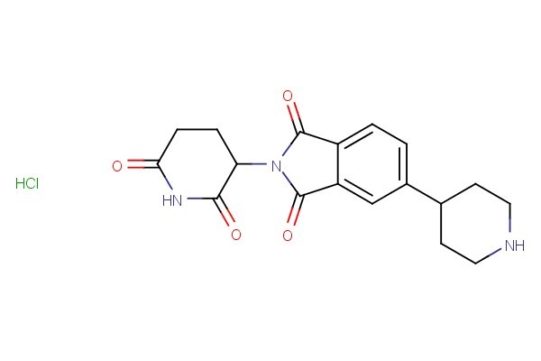 2-(2,6-dioxopiperidin-3-yl)-5-(piperidin-4-yl)isoindoline-1,3-dione hydrochloride