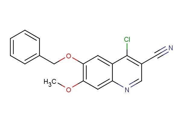 6-(benzyloxy)-4-chloro-7-methoxyquinoline-3-carbonitrile