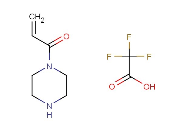 1-(piperazin-1-yl)prop-2-en-1-one 2,2,2-trifluoroacetic acid