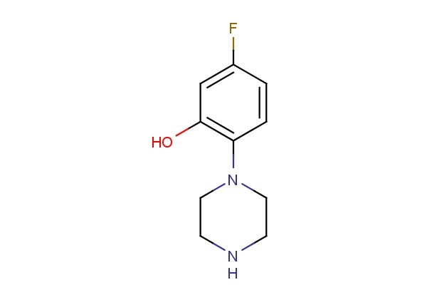 5-fluoro-2-(piperazin-1-yl)phenol