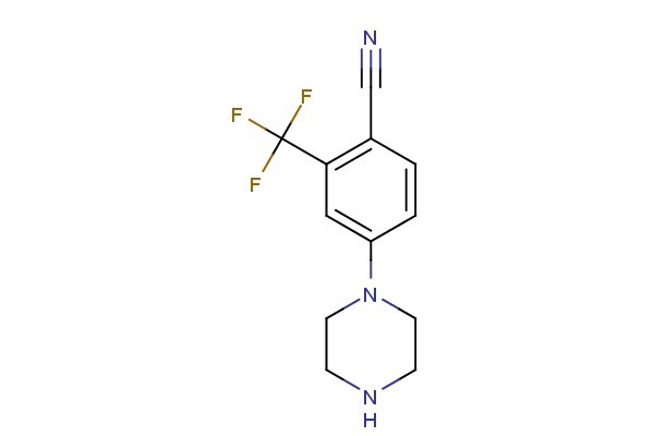 4-(piperazin-1-yl)-2-(trifluoromethyl)benzonitrile