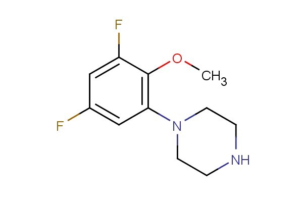 1-(3,5-difluoro-2-methoxyphenyl)piperazine